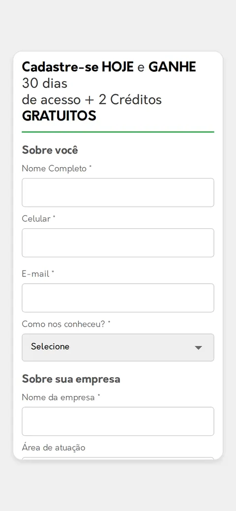 Cadastro GAUTICA no celular